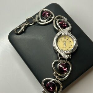VTG| Luxurious J. Jansen Crystal Watch!!